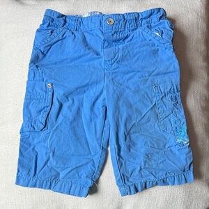 Vibrant Blue Kids Cargo Shorts